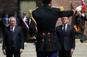 Ceremony marking the 85th anniversary of late French General Charles de Gaulle's World War II resistance call