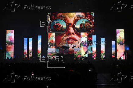 Jean-Michel Jarre in concert in Budapest