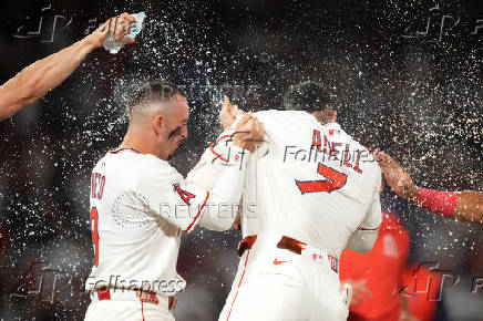 MLB: Los Angeles Dodgers at Los Angeles Angels