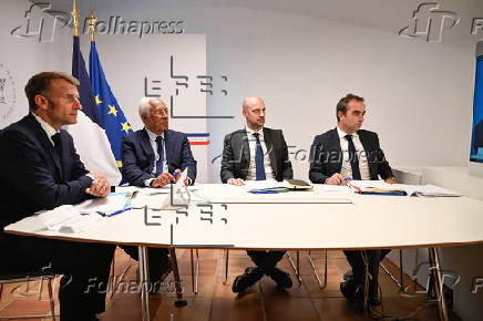 European leaders hold video conference on Ukraine