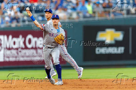 MLB: Texas Rangers at Kansas City Royals