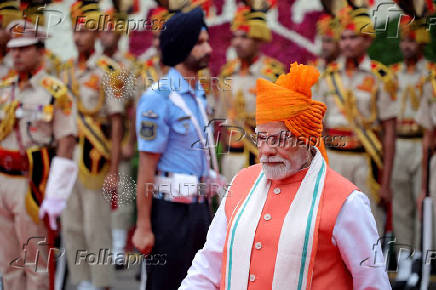 FILE PHOTO: Independence Day celebrations at the historic Red Fort in Delhi