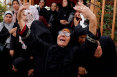 Palestinians mourn loved ones killed in Israeli strikes