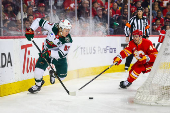 NHL: Minnesota Wild at Calgary Flames