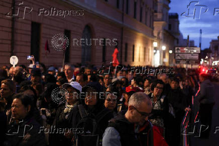 Pope Francis lies in state in St. Peter's Basilica at the Vatican