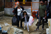 Heavy rain triggers mudslide in Itagui