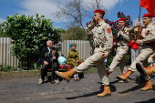 WW2 veteran Pampukhov receives congratulations on Victory Day amid Russia-Ukraine conflict in Donetsk region