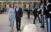 Denmark's King Frederik and Queen Mary host an official dinner for the UN Chief Executives Board, in Helsingoer