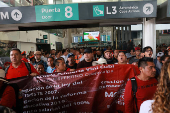 Protest of National Coordination of Education Workers (CNTE) in Mexico City