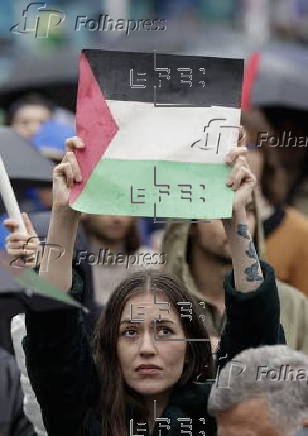 Solidarity protest for Palestine in Bucharest