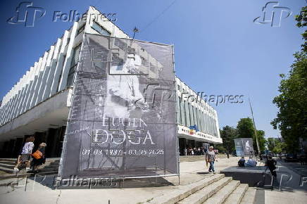 Funeral ceremony of Moldovan composer Eugen Doga in Chisinau