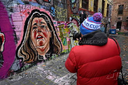 Mural of Erin Patterson in Melbourne