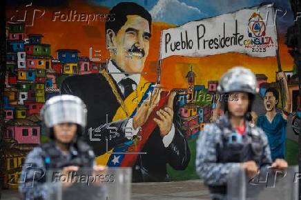 Manifestación en apoyo a Irán en Caracas