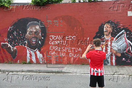 El Athletic lamenta el ataque a la imagen de Nico Williams en un mural de Barakaldo