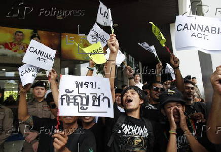 Cannabis advocates protest government plan to reclassify marijuana as a narcotic