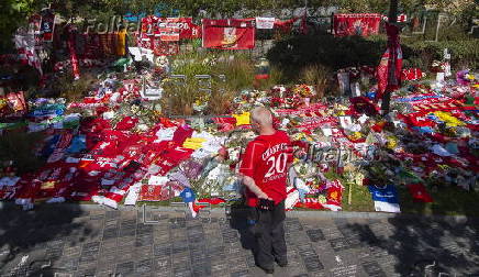 Tributes at Anfield following the death of Diogo Jota