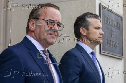 US Defense Secretary Hegseth meets with German Defense Minister Pistorius