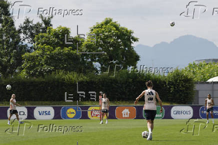 Entrenamiento selección española femenina de fútbol