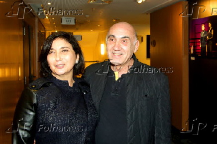Zizi e José Possi na estreia de 