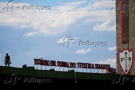 Vista do estádio Dr. Oswaldo Teixeira Duarte, mais conhecido como Canindé