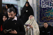 Death anniversary of Imam Ali and Laylat al-Qadr during the holy month of Ramadan, at the shrine of Abdol-Azim in Tehran