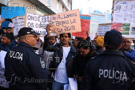 Migrants protest against new migration law in Lisbon