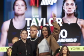 Boxers Katie Taylor vs. Amanda Serrano 3 kickoff press conference