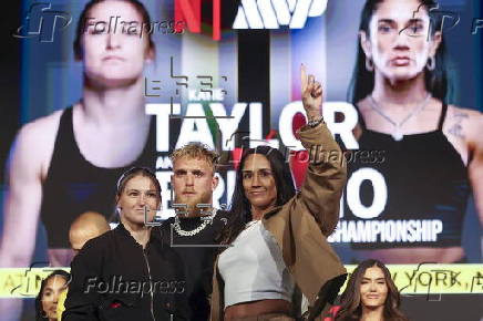 Boxers Katie Taylor vs. Amanda Serrano 3 kickoff press conference