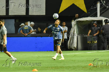 PARTIDA ENTRE SANTOS E ATLÉTICO-MG PELO CAMPEONATO BRASILEIRO