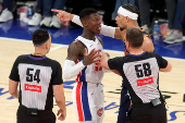 NBA: Playoffs-Detroit Pistons at New York Knicks