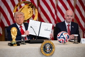 FIFA Task Force meeting in the East Room of the White House