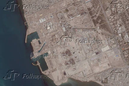 Satelight image shows the Bushehr Nuclear Power Plant