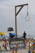 Playa de Ipanema, escenario de protesta por derechos del movimiento LGBT