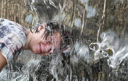 Hot weather in Moscow