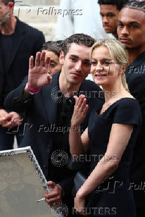 Funeral of late French talk show host and TV journalist Thierry Ardisson in Paris