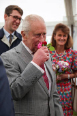 Britain's King Charles and Queen Camilla visit the Sandringham Flower Show