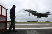 The French Navy's Landivisiau Air Base in Saint-Servais
