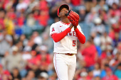 MLB: Miami Marlins at Los Angeles Angels