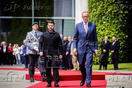 Ukrainian President Volodymyr Zelensky visits Berlin