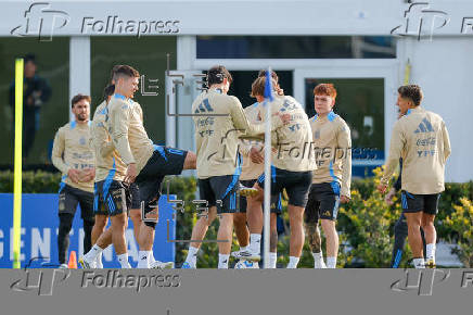 Entrenamiento selección argentina de fútbol