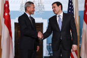 U.S. Secretary of State Rubio meets with Singapore's Foreign Minister Balakrishnan, in Washington