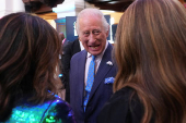 Britain's King Charles visits SXSW London
