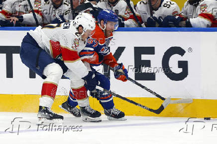 NHL: Stanley Cup Final-Florida Panthers at Edmonton Oilers