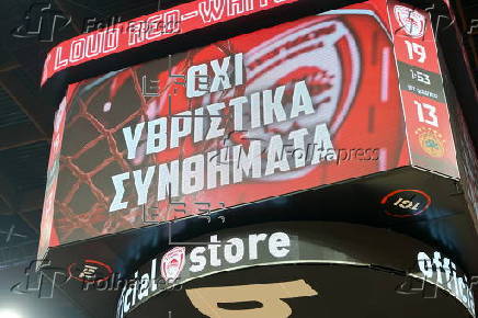 Basketball Greek League final - Olympiacos vs Panathinaikos