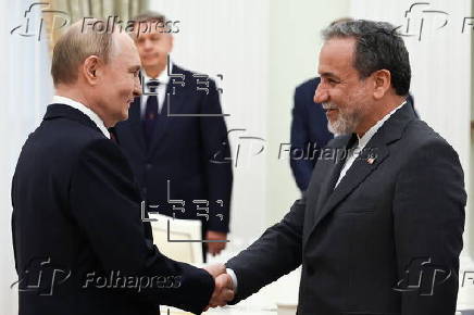 Russian President Putin meets with Iranian Foreign Minister Araghchi	in Moscow