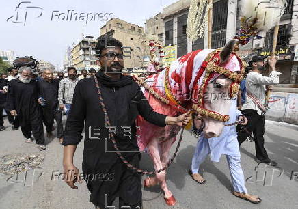 Muharram mourning procession in Pakistan
