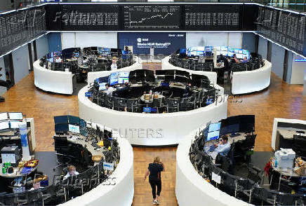 German share price index DAX graph is pictured at the stock exchange in Frankfurt