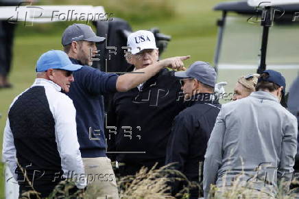 US President Donald J. Trump in Scotland
