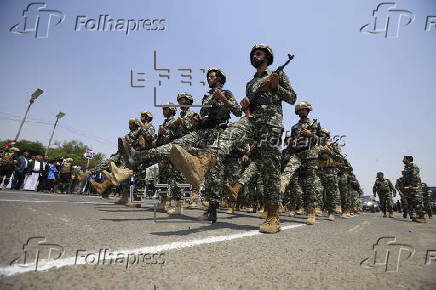 Funeral in Sana'a for senior Houthi officials killed in Israeli strikes
