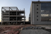 Canteiro de obras do campus Quitaúna da Unifesp, em Osasco (Grande São Paulo)